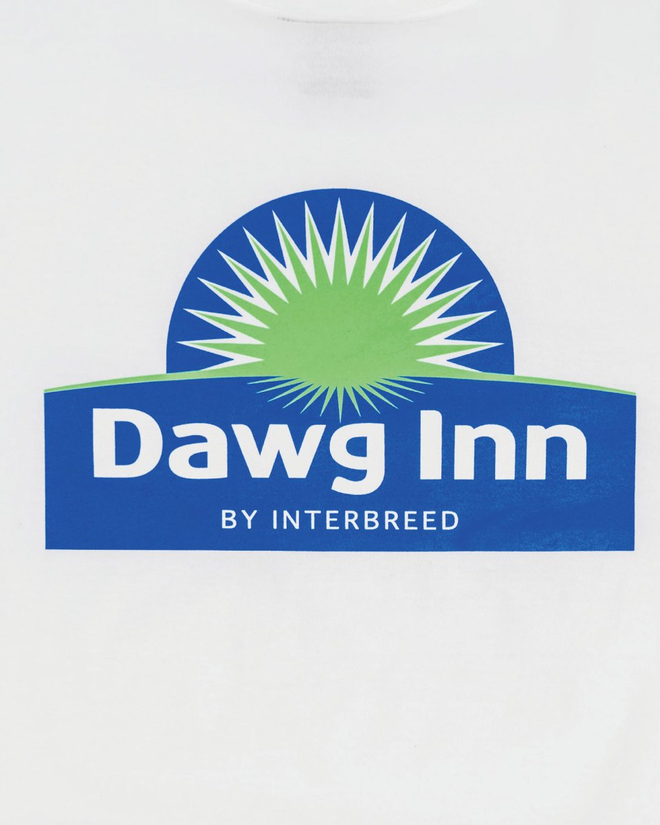 画像8: INTERBREED Suite Room SS Tee White インターブリード スナップ 半袖 Tシャツ バックプリント 蛍光 サンプリング 沖縄 ストリートファッション (8)