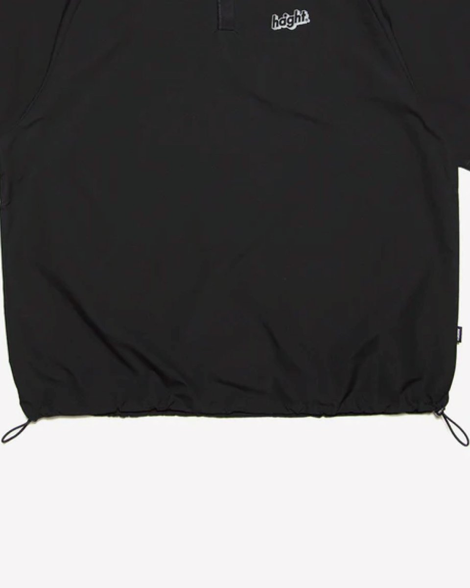 画像6: Haight Relaxing Snap Tee Black ヘイト リラクシング スナップ Tシャツ ヘンリーネック リップストップ 半袖 沖縄 ストリートファッション (6)
