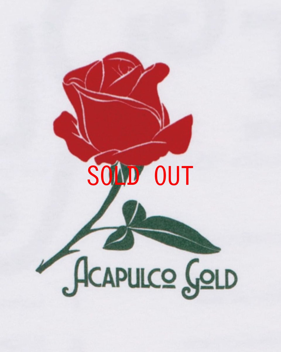 画像6: Acapulco Gold Pimpin' Ain't Easy S/S Tee White アカプルコゴールド ピンプ 半袖 Tシャツ バラ グラフィック 沖縄 ストリートファッション (6)