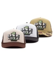 画像1: Acapulco Gold ONE LOVE Trucker Cap アカプルコゴールド ワンラブ メッシュキャップ トラッカーキャップ 帽子 (1)