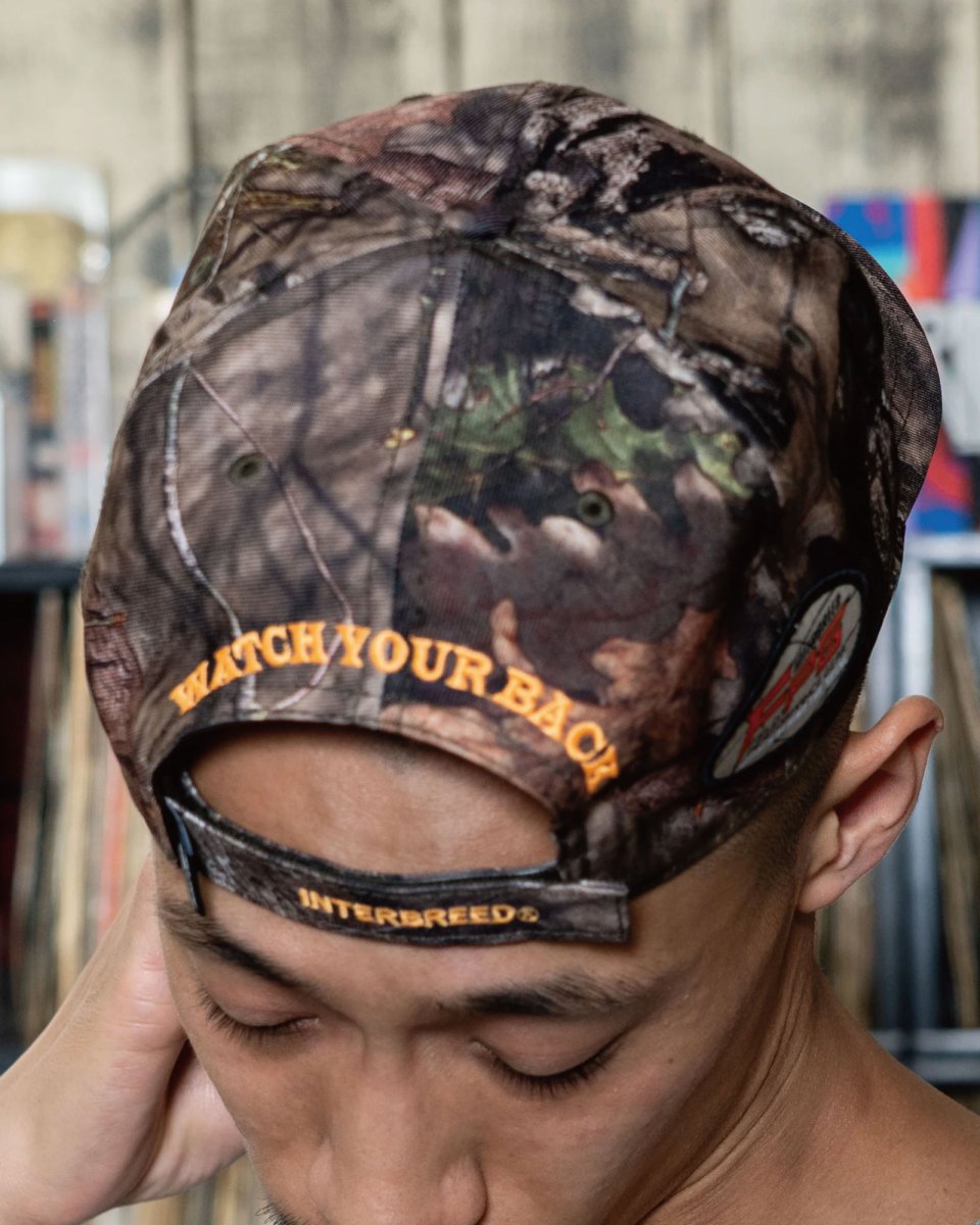 画像2: INTERBREED Mossy Oak Field Cap Real Tree インターブリード モッシーオーク リアルツリー カモフラージュ 6パネルキャップ 帽子 (2)
