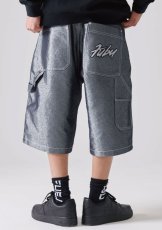 画像5: FUBU メタリック デニム ショートパンツ フブ ジーンズ ハーフパンツ ラメ Y2K 沖縄 ショートパンツ 沖縄 メンズ服 Silver (5)