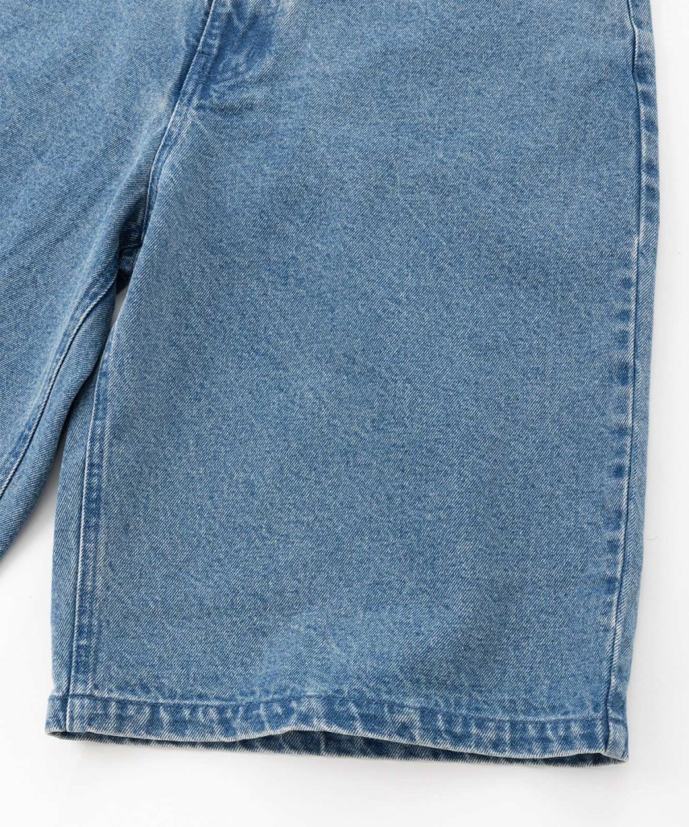 画像8: FUBU デニム ショートパンツ フブ ジーンズ ハーフパンツ 13.5オンス 沖縄 メンズ服  Light Blue (8)