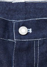 画像24: FUBU メタリック デニム ショートパンツ フブ ジーンズ ハーフパンツ ラメ Y2K 沖縄 ショートパンツ 沖縄 メンズ服 Navy (24)