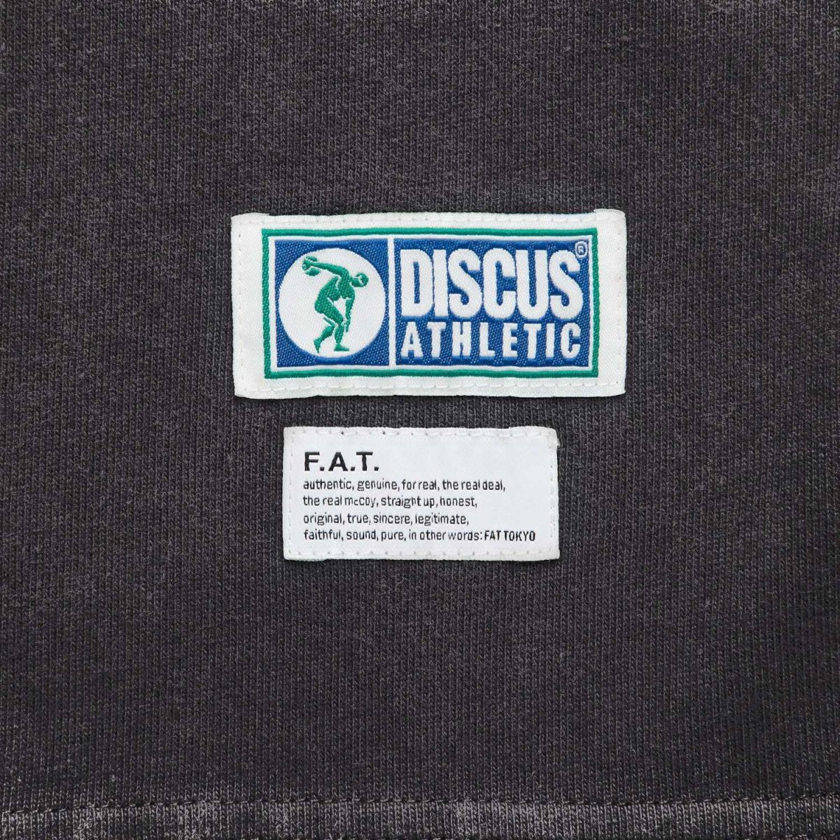 画像5: FAT × DISCUS D.C.BOWL ディスカス 七分袖 Tシャツ 3/4スリーブ ブリーチ加工 コラボ 沖縄 Tシャツ 沖縄 メンズ服 (5)