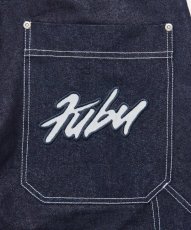 画像16: FUBU メタリック デニム ショートパンツ フブ ジーンズ ハーフパンツ ラメ Y2K 沖縄 ショートパンツ 沖縄 メンズ服 Navy (16)