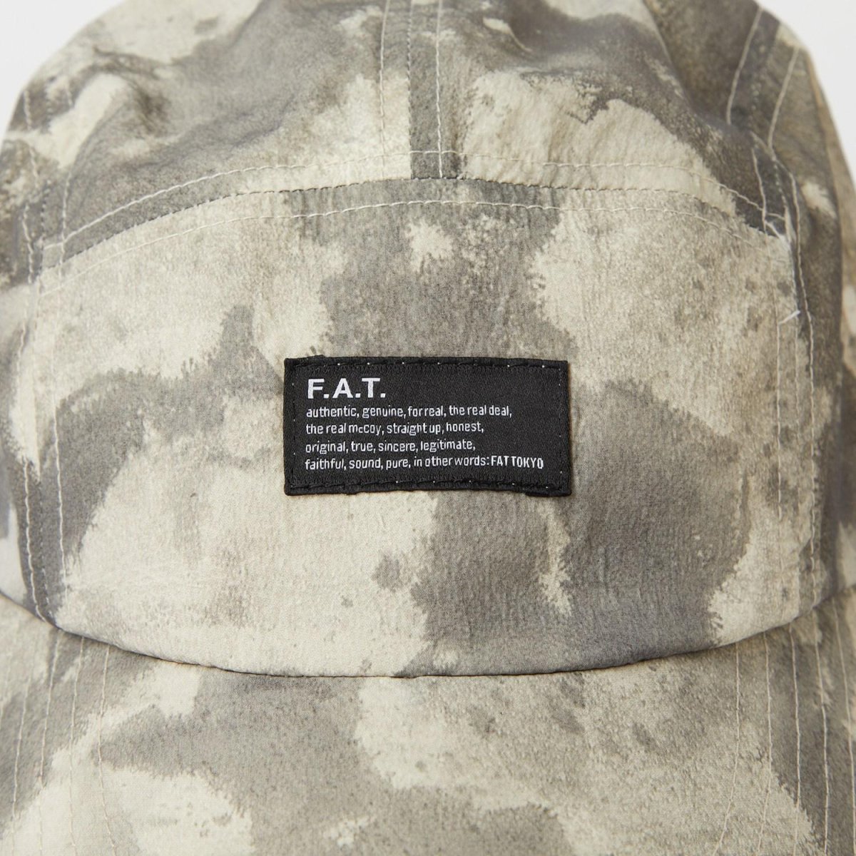 画像2: FAT (F.A.T. ) JETFOG Nylon Jet Cap Beige フォグ ジェットキャップ ベージュ カモフラージュ ナイロンキャップ 帽子 沖縄 (2)