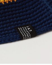 画像4: FAT (F.A.T. ) WATSON Crochet Knit Hat ハンドメイド クロシェット ニット ハット キャップ 帽子 沖縄 (4)