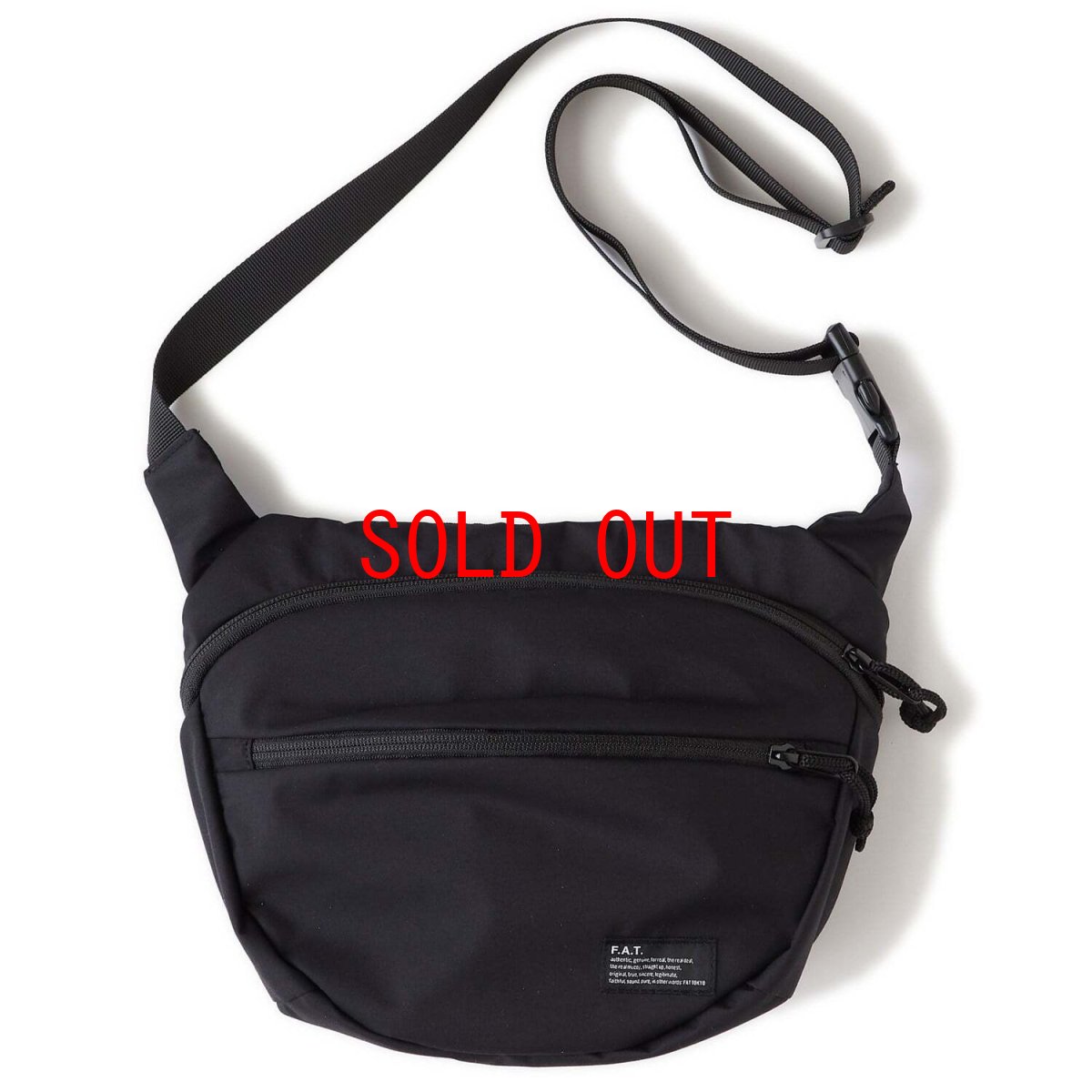 画像2: FAT (F.A.T.) FAKAPAK Mini Shoulder Bag Black ミニ ショルダー バッグ ブラック 沖縄 メンズ服 (2)