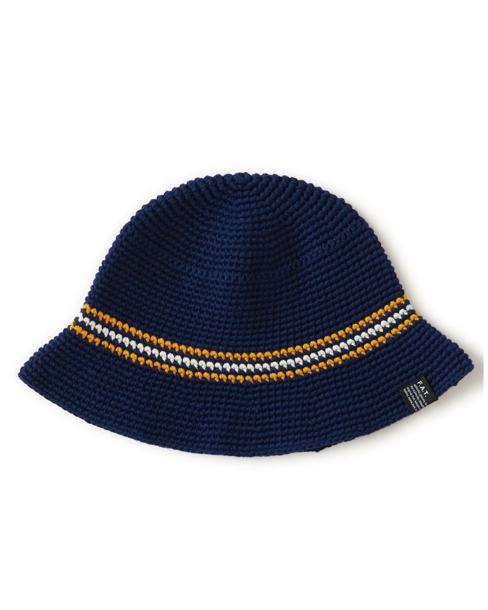 画像2: FAT (F.A.T. ) WATSON Crochet Knit Hat ハンドメイド クロシェット ニット ハット キャップ 帽子 沖縄 (2)