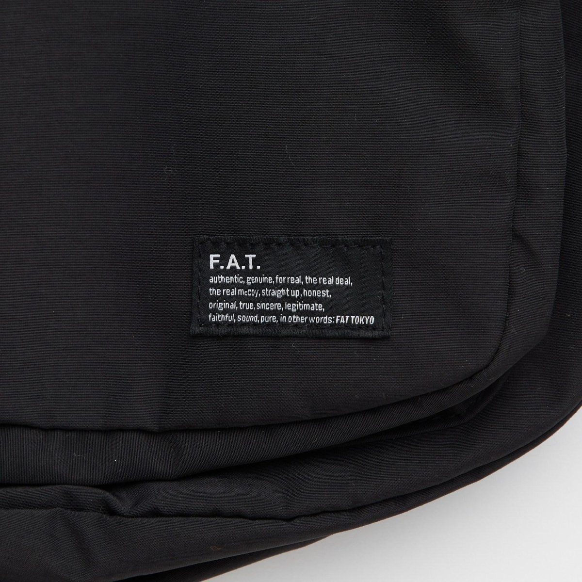 画像5: FAT (F.A.T.) RIGPAK Shoulder Bag Black クロスボディー バッグ ブラック カバン 沖縄 メンズファッション (5)