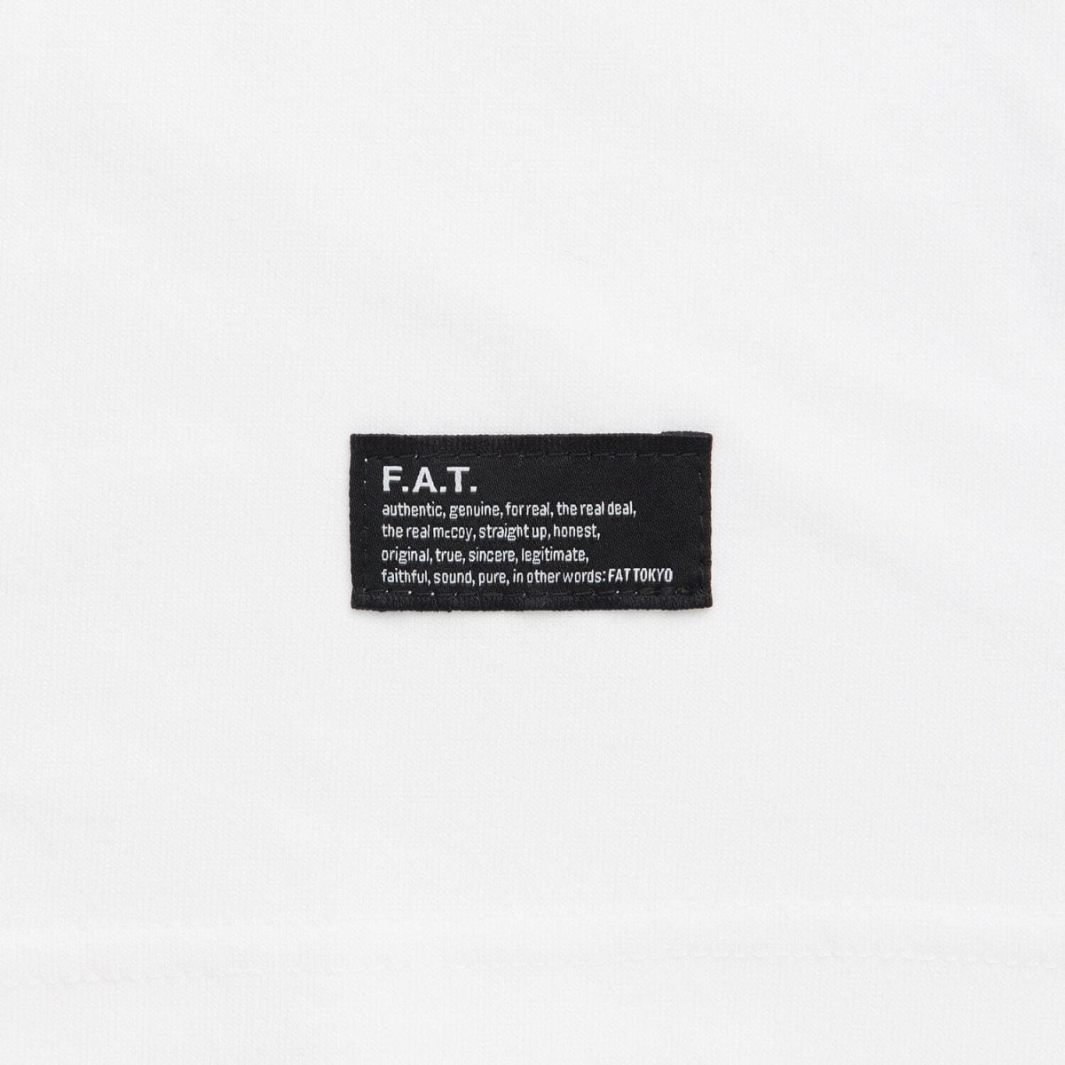 画像6: FAT EMBEROUND S/S Logo Embroidery Tee White ロゴ 刺繍 半袖 Tシャツ 沖縄 メンズファッション (6)