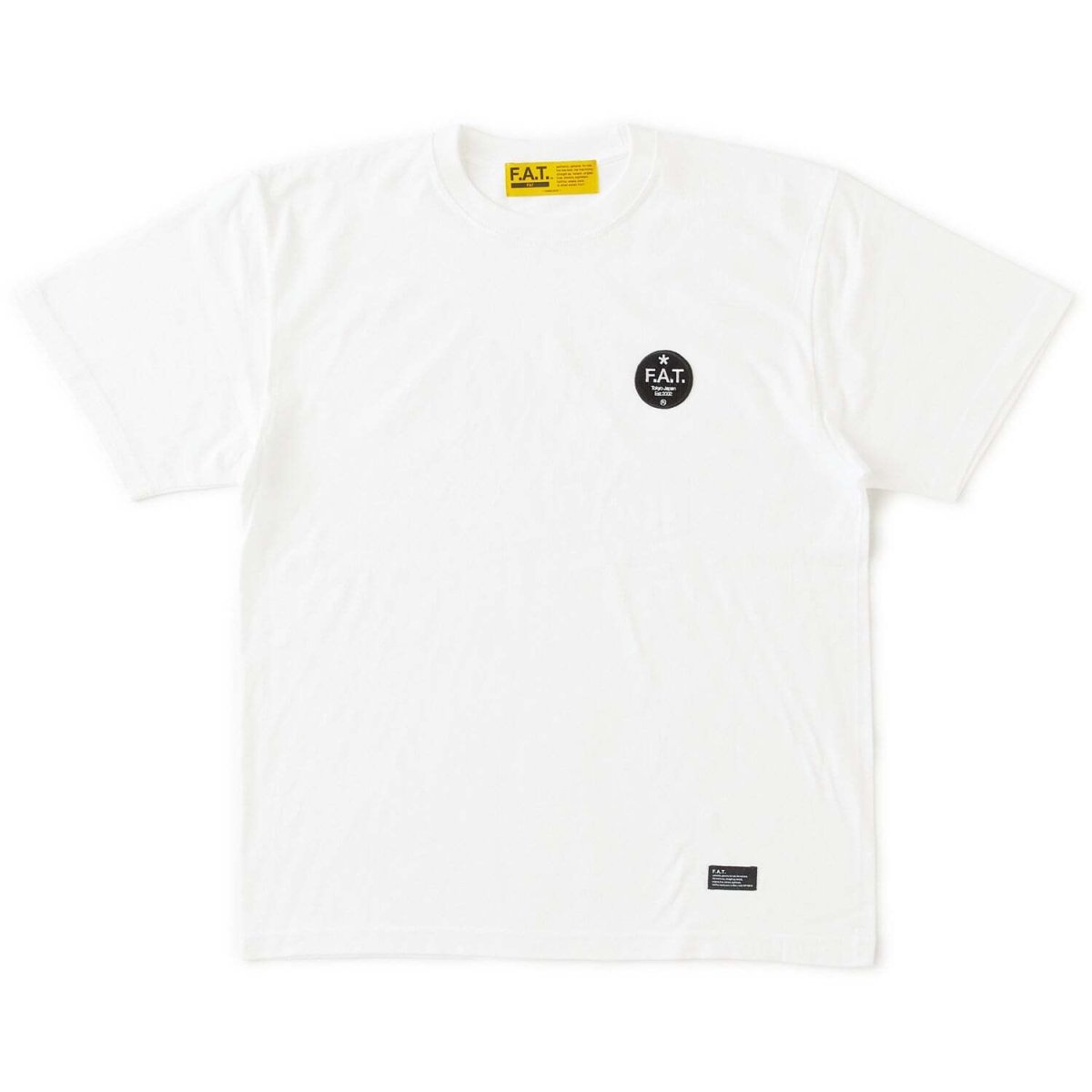画像3: FAT EMBEROUND S/S Logo Embroidery Tee White ロゴ 刺繍 半袖 Tシャツ 沖縄 メンズファッション (3)