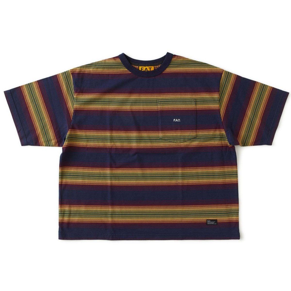 画像2: FAT GRANBO S/S Border Tee ボーダー ポケット 半袖 Tシャツ 沖縄 メンズ服 (2)