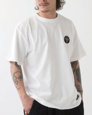 FAT EMBEROUND S/S Logo Embroidery Tee White