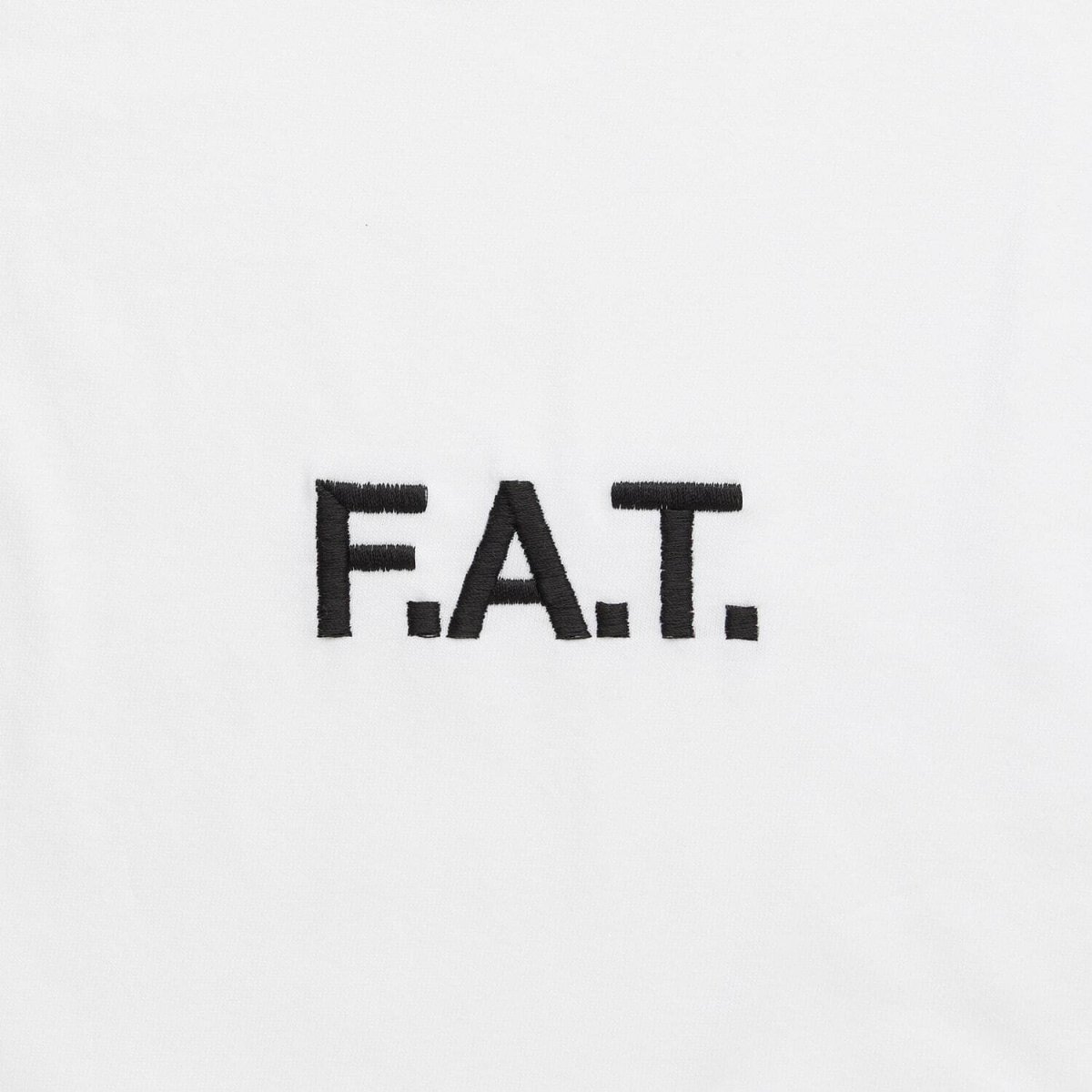 画像4: FAT SOURCE S/S Logo Embroidery Tee White ロゴ 刺繍 半袖 Tシャツ 沖縄 メンズファッション (4)