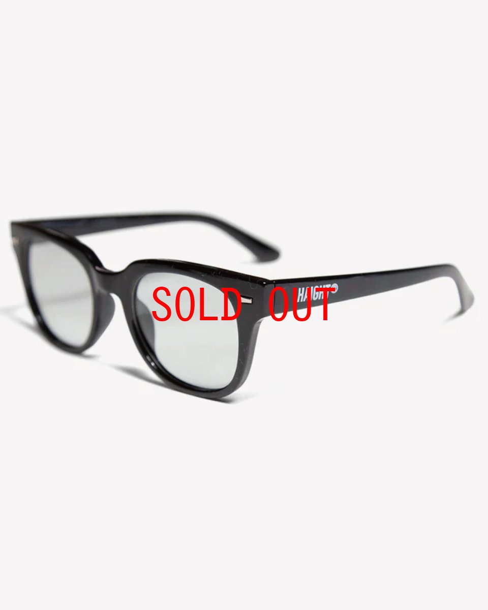 画像2: Haight POLARIZED SUN GLASSES Wellington 偏光サングラス ウェリントン ブラック (2)