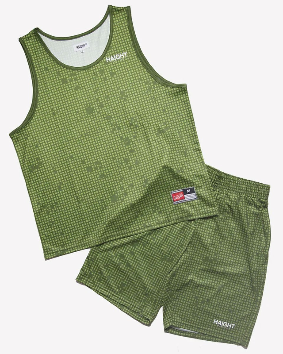 画像7: Haight Night Camo Mesh Shorts Olive ナイトカモ メッシュショーツ オリーブグリーン (7)