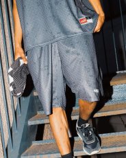 Haight Night Camo Mesh Shorts Grey