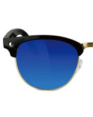 画像5: Glassy MORRISON Black Blue Mirror Lens Polarized Sunglasses モリソン ブラック ブルミラーレンズ サングラス 偏光レンズ【沖縄 偏光サングラス メンズ 通販】 (5)
