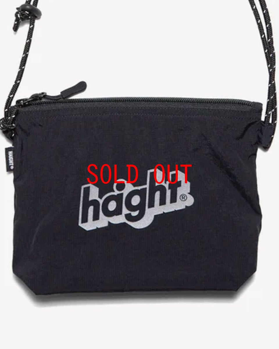 画像5: Haight CORE LOGO SACOCHE Ripstop Mini Sacoche Black コアロゴ リップストップ サコッシュ ブラック (5)