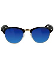 画像3: Glassy MORRISON Black Blue Mirror Lens Polarized Sunglasses モリソン ブラック ブルミラーレンズ サングラス 偏光レンズ【沖縄 偏光サングラス メンズ 通販】 (3)