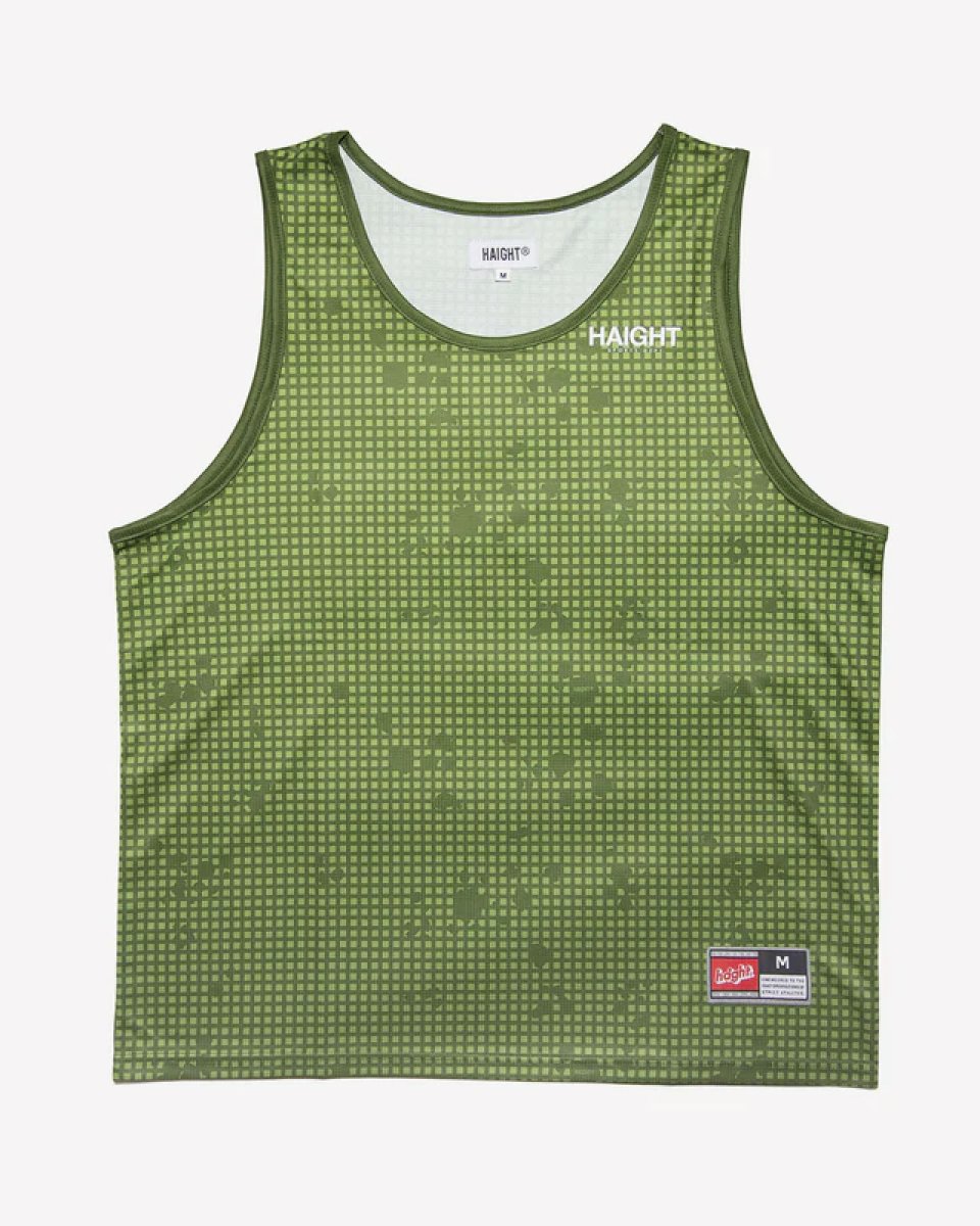 画像2: Haight Night Camo Mesh Tank Olive ナイトカモ メッシュ タンクトップ オリーブグリーン【沖縄 メンズファッション 通販】 (2)
