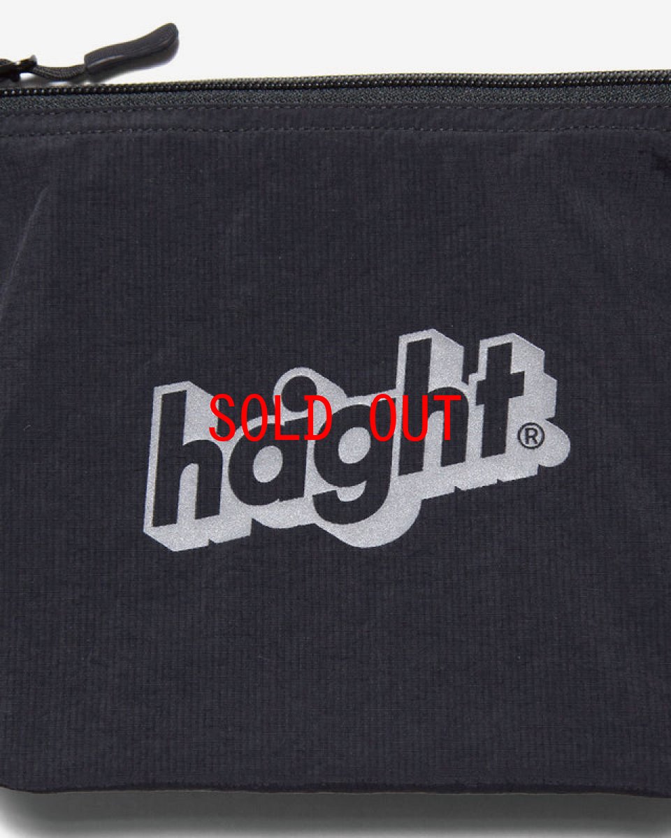 画像3: Haight CORE LOGO SACOCHE Ripstop Mini Sacoche Black コアロゴ リップストップ サコッシュ ブラック (3)