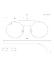 画像10: 9Five 50-50 Flip-Up Tortoise & 24K Gold Sunglasses フリップアップ 24Kゴールド べっ甲 サングラス (10)