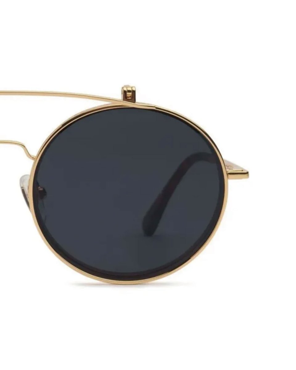 画像9: 9Five 50-50 Flip-Up Tortoise & 24K Gold Sunglasses フリップアップ 24Kゴールド べっ甲 サングラス (9)