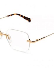 画像5: 9Five Clarity Lite Tortoise & 24k Gold Clear Lens Glasses リムレス べっ甲 クリアレンズ サングラス (5)