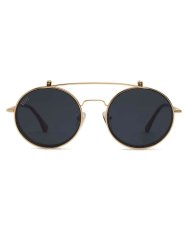 画像4: 9Five 50-50 Flip-Up Tortoise & 24K Gold Sunglasses フリップアップ 24Kゴールド べっ甲 サングラス (4)