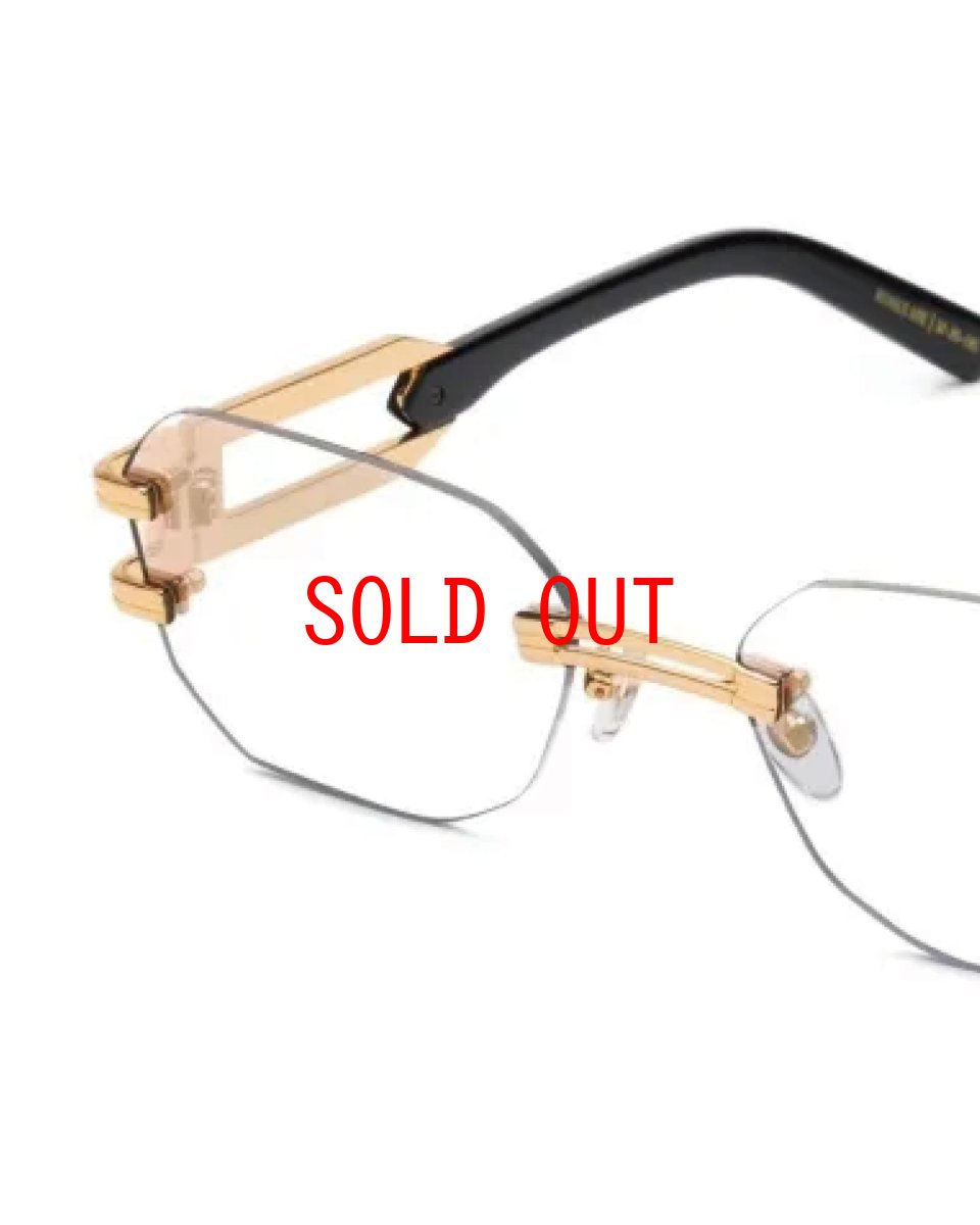 画像7: 9Five ROYALS LITE Black & 24K Gold Clear Lens Glasses 24Kゴールド クリアレンズ リムレス メガネ (7)