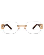 画像6: 9Five ROYALS LITE Tortoise & 24K Gold Clear Lens Glasses 24Kゴールド べっ甲 クリアレンズ リムレス メガネ (6)