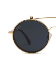 画像8: 9Five 50-50 Flip-Up Tortoise & 24K Gold Sunglasses フリップアップ 24Kゴールド べっ甲 サングラス (8)