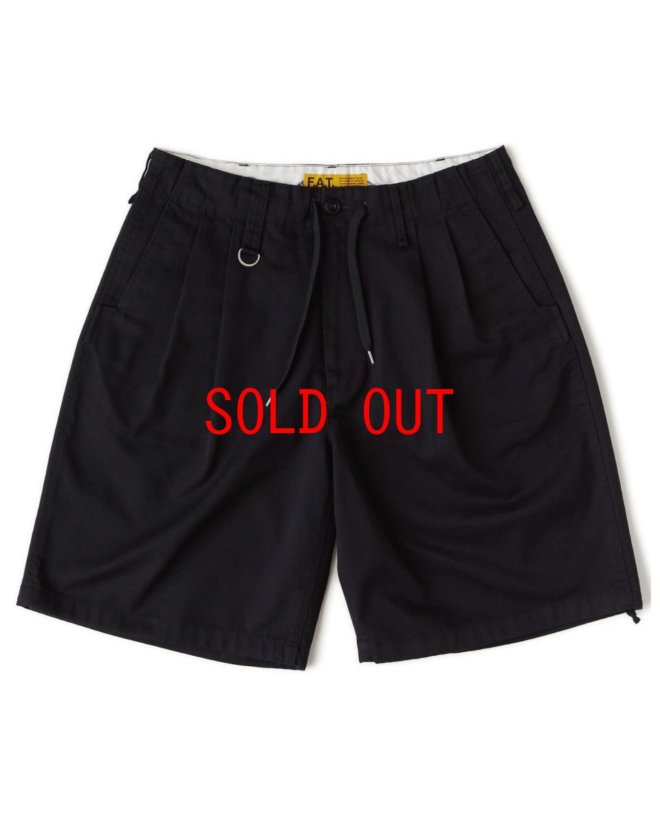 画像2: 【F.A.T. × Dickies ショートパンツ メンズファッション 通販 沖縄】Shorties Wide Work Shorts Black ディッキーズ コラボ ワイド ワークショーツ ブラック (2)