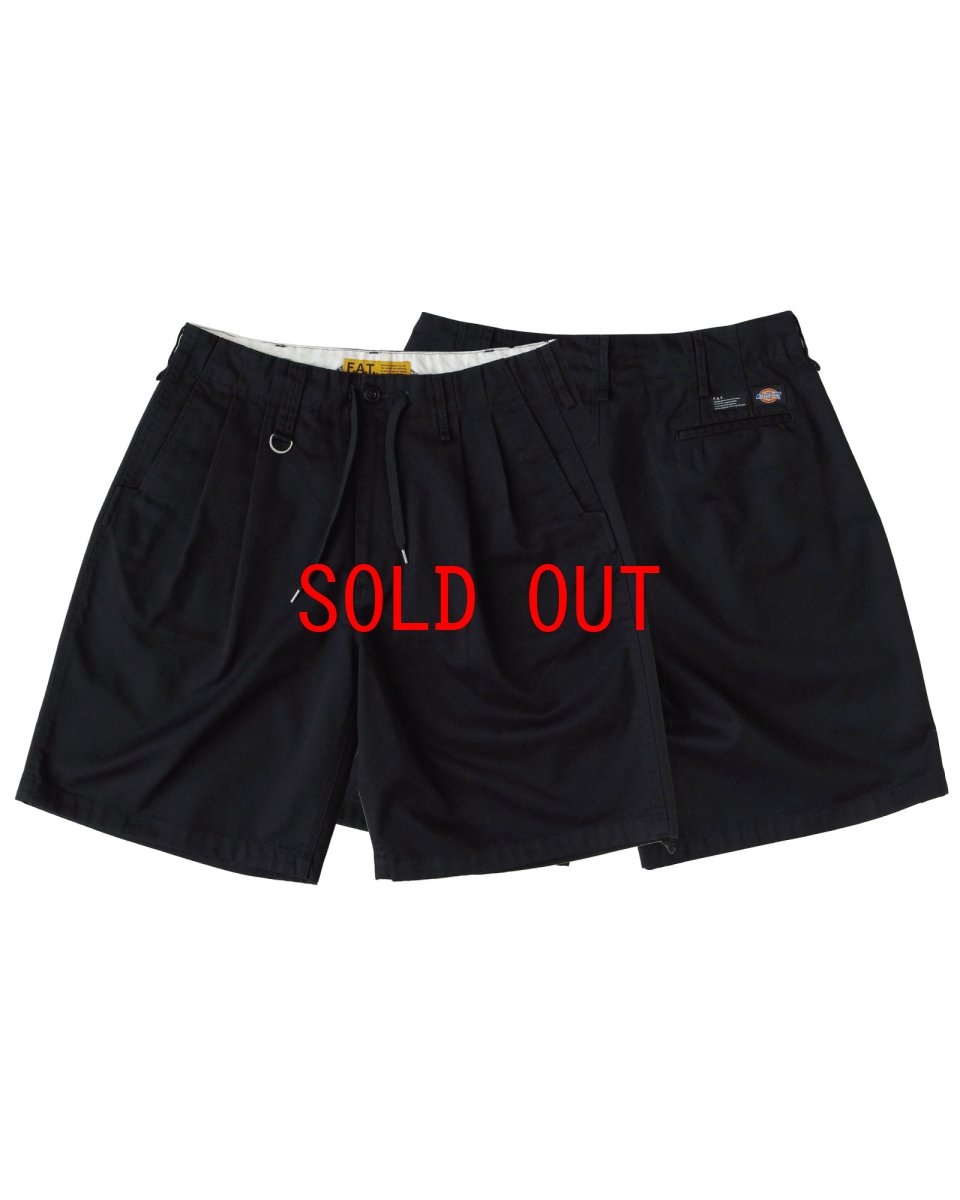 画像6: 【F.A.T. × Dickies ショートパンツ メンズファッション 通販 沖縄】Shorties Wide Work Shorts Black ディッキーズ コラボ ワイド ワークショーツ ブラック (6)