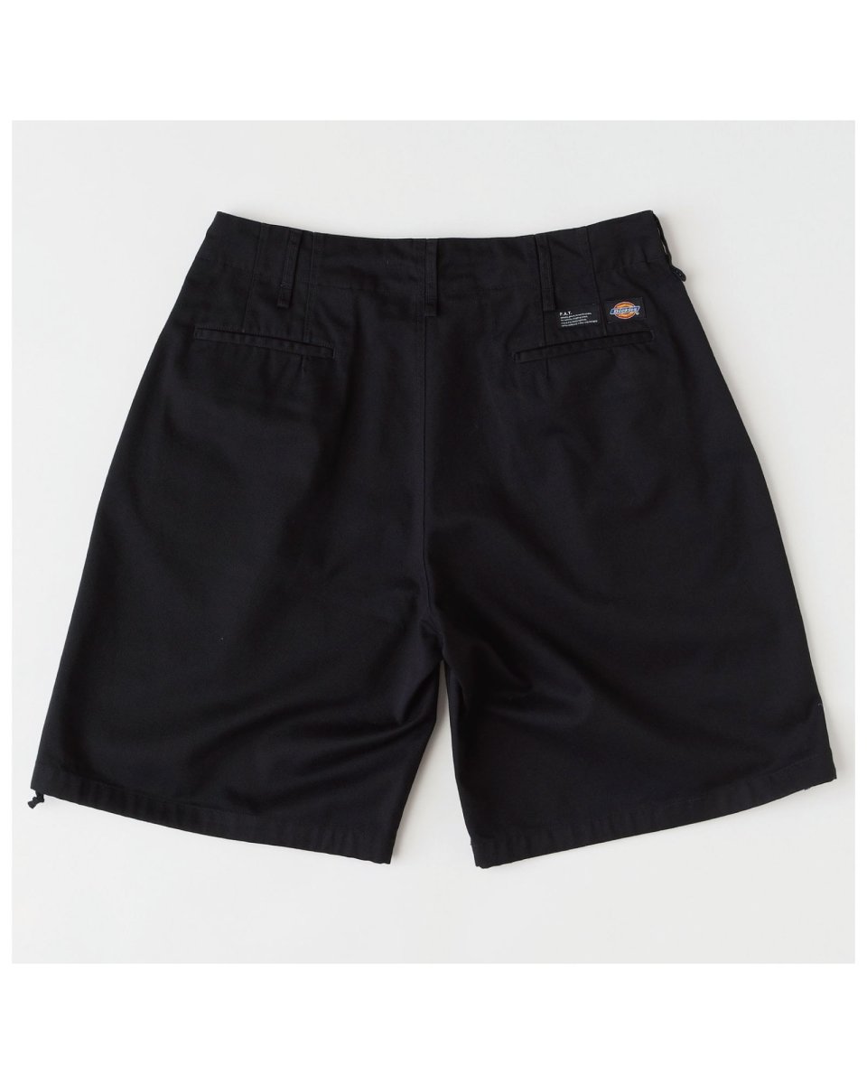 画像3: 【F.A.T. × Dickies ショートパンツ メンズファッション 通販 沖縄】Shorties Wide Work Shorts Black ディッキーズ コラボ ワイド ワークショーツ ブラック (3)
