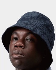 画像2: 【Carhartt WIP 沖縄 帽子 メンズファッション 通販】Vestige Bucket Hat Blue ヴェスティージ バケットハット (2)