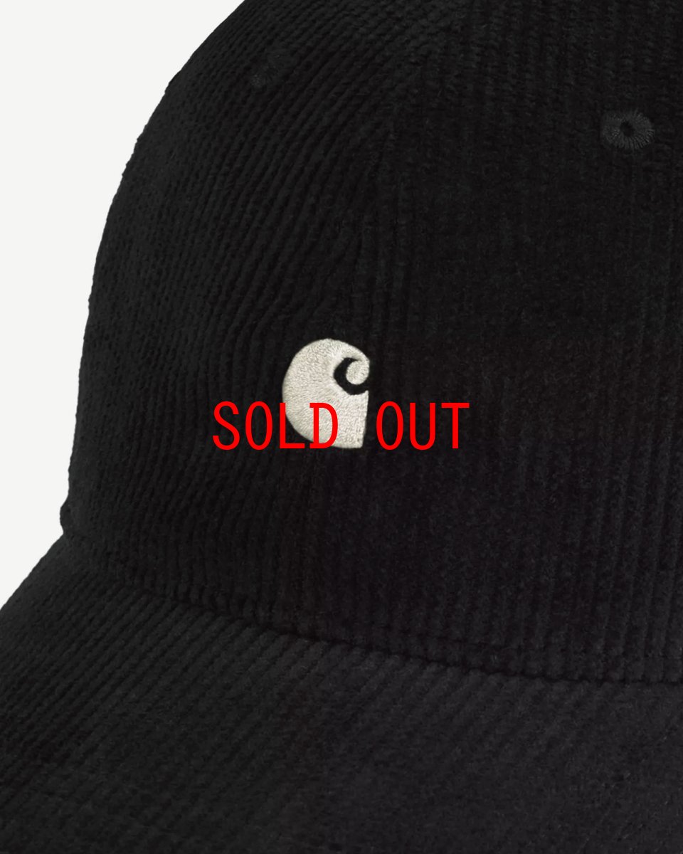 画像6: 【Carhartt WIP 沖縄 キャップ メンズファッション 通販】Harlem Cap black wax ハーレム キャップ コーデュロイ (6)