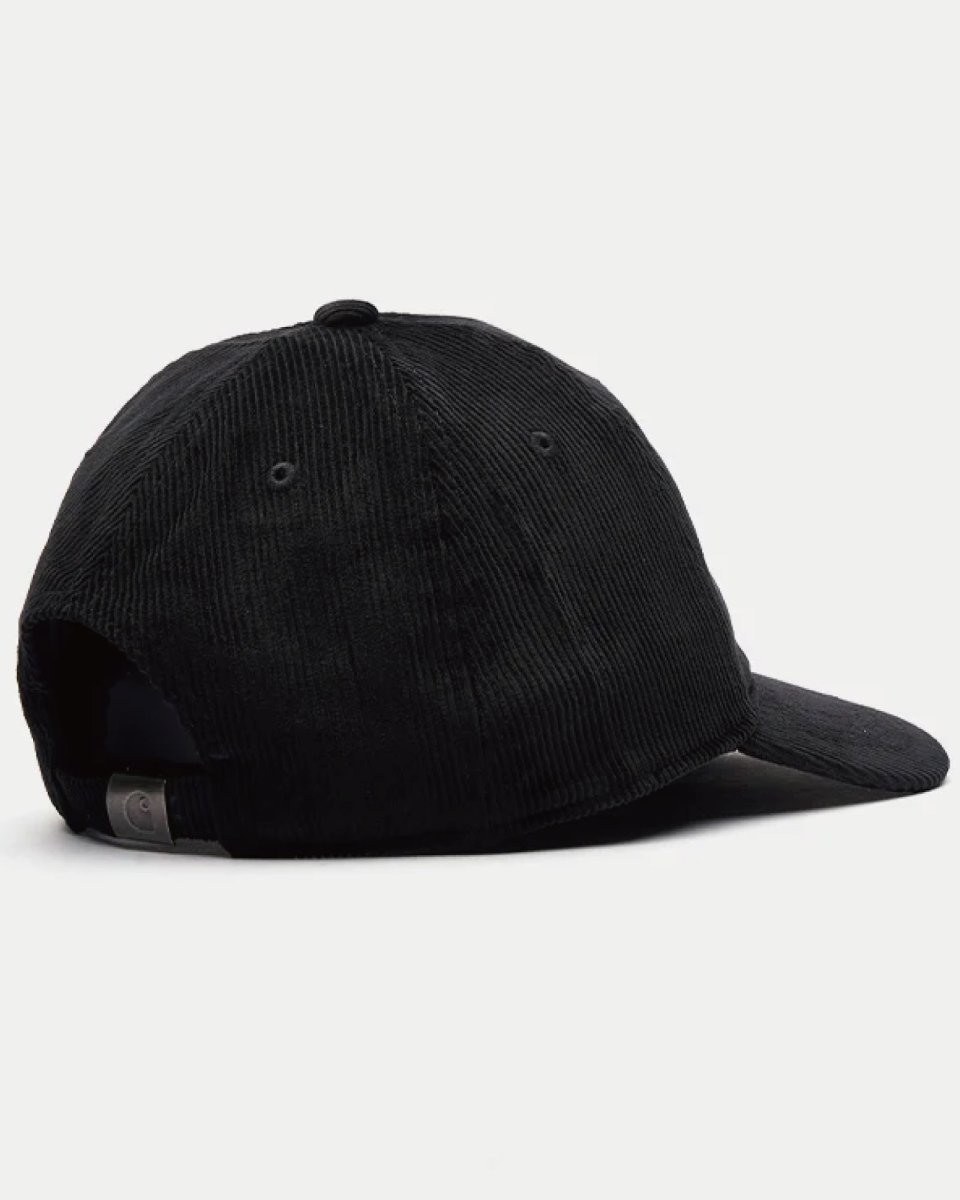 画像2: 【Carhartt WIP 沖縄 キャップ メンズファッション 通販】Harlem Cap black wax ハーレム キャップ コーデュロイ (2)