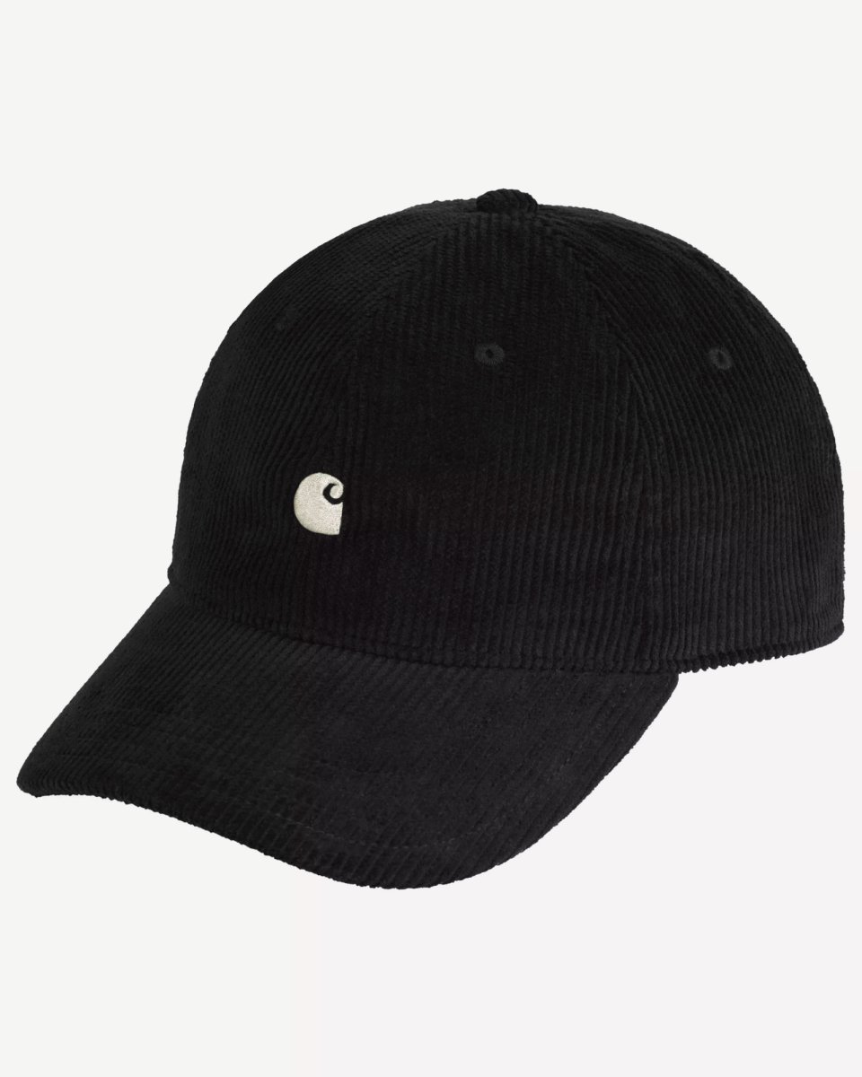 画像5: 【Carhartt WIP 沖縄 キャップ メンズファッション 通販】Harlem Cap black wax ハーレム キャップ コーデュロイ (5)