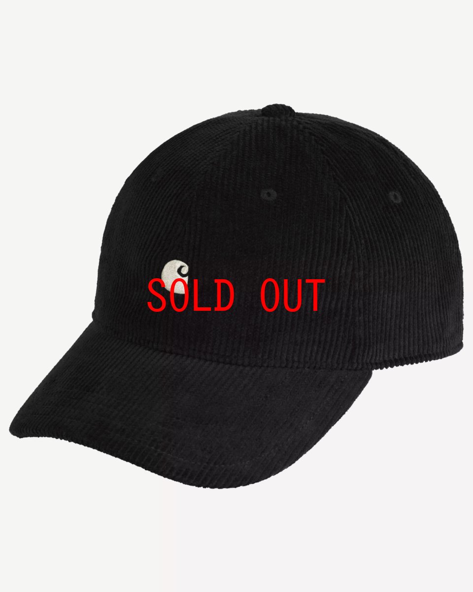 画像5: 【Carhartt WIP 沖縄 キャップ メンズファッション 通販】Harlem Cap black wax ハーレム キャップ コーデュロイ (5)