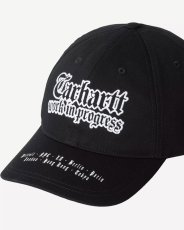 画像6: 【Carhartt WIP 沖縄 キャップ メンズファッション 通販】World Tour Cap ワールドツアー 6パネル キャップ Black / White (6)