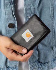 画像2: 【Carhartt WIP 沖縄 財布 メンズ ギフト 通販】Dean Wallet Black ディーン ウォレット ブラック (2)