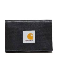 画像1: 【Carhartt WIP 沖縄 財布 メンズ ギフト 通販】Dean Wallet Black ディーン ウォレット ブラック (1)