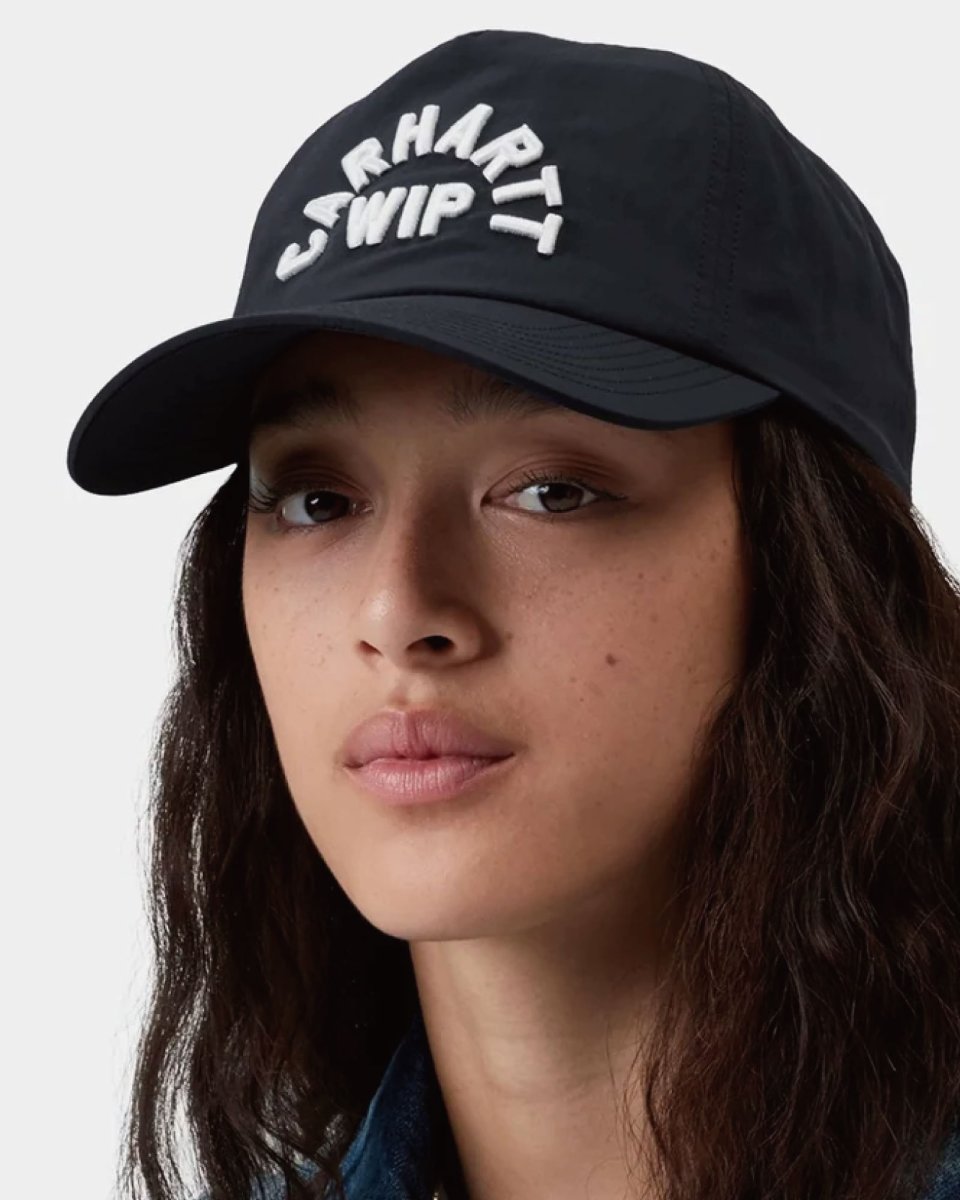 画像6: Carhartt WIP Arch Script Cap Dark Navy アーチスクリプト ナイロンキャップ 帽子 (6)