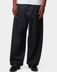 画像2: Carhartt Wip Brandon Pant Blue Rinsed パンツ ヘビーウェイト 13.5oz ルーズ ストレート フィット (2)
