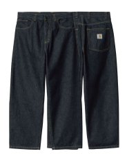 画像9: Carhartt Wip Brandon Pant Blue Rinsed パンツ ヘビーウェイト 13.5oz ルーズ ストレート フィット (9)