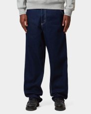画像2: Carhartt WIP Simple Pant Blue One Wash シンプルパンツ ストレート デニム (2)